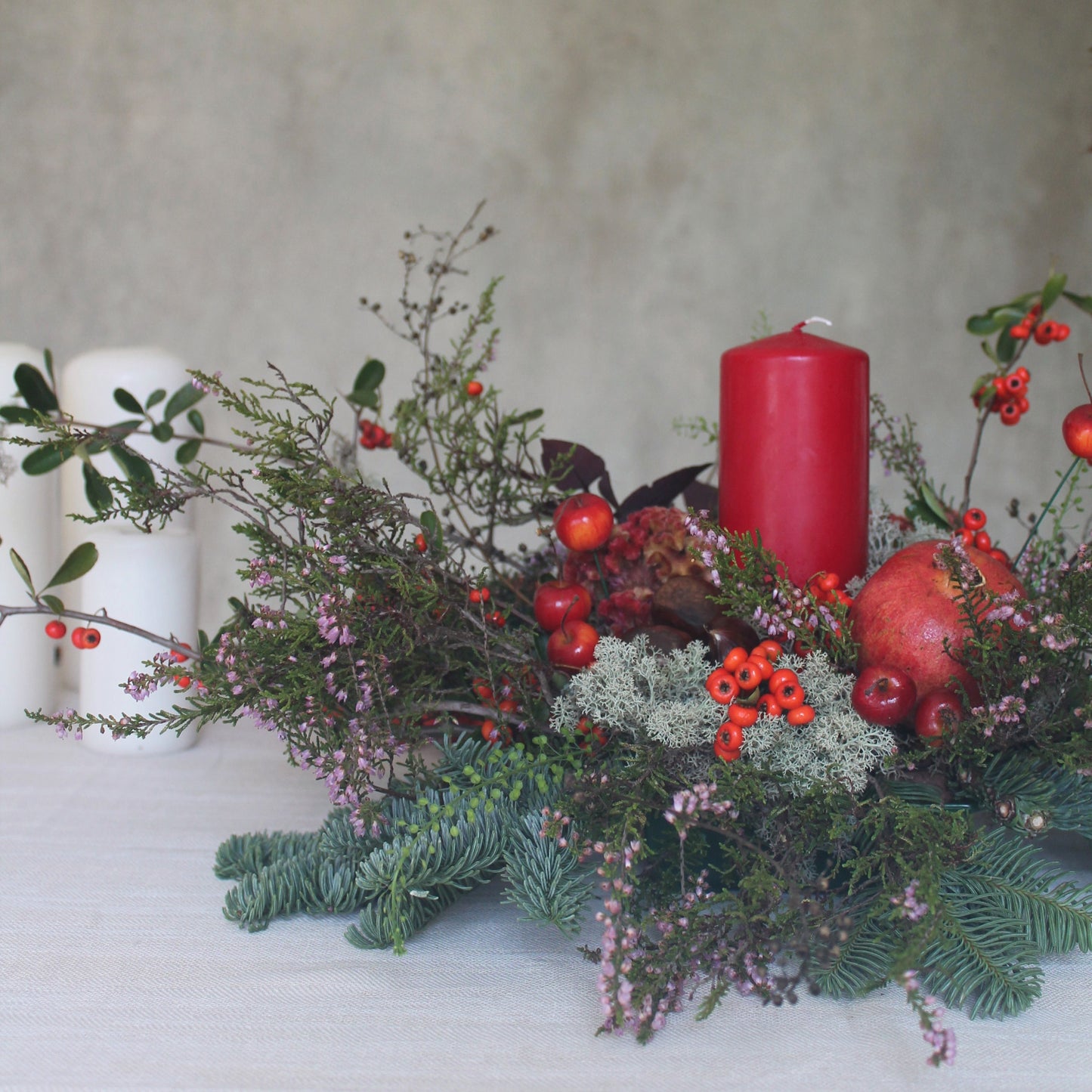 Berries Christmas Centerpiece