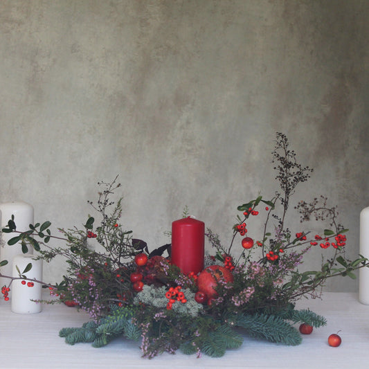 Berries Christmas Centerpiece